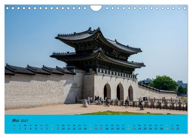 Produktbild: Seoul - Die Seele Koreas (Wandkalender 2027 DIN A4 quer), CALVENDO Monatskalender