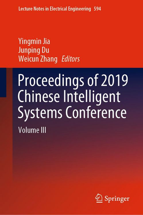 Produktbild: Proceedings of 2019 Chinese Intelligent Systems Conference