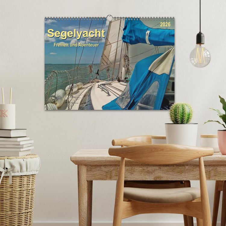Produktbild: Segelyacht - Freiheit und Abenteuer (Wandkalender 2026 DIN A3 quer), CALVENDO Monatskalender