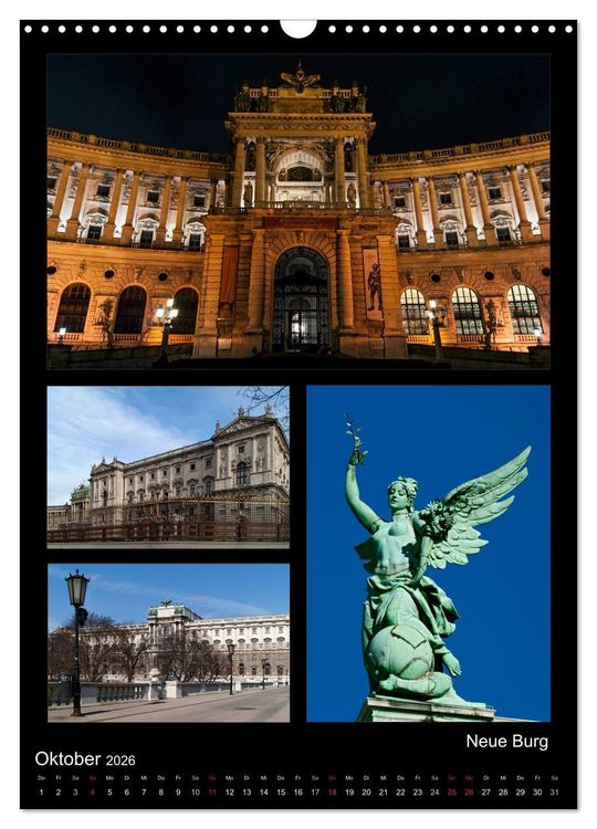 Produktbild: Die Hofburg zu Wien (Wandkalender 2026 DIN A3 hoch), CALVENDO Monatskalender
