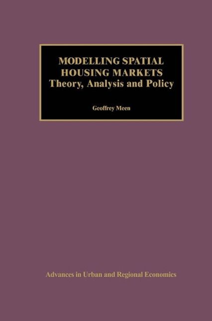 Produktbild: Modelling Spatial Housing Markets