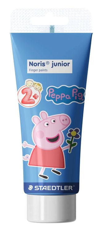 Produktbild: STAEDTLER Fingermalfarbe Noris junior Peppa Pig, 4 Farben, 75ml Tuben