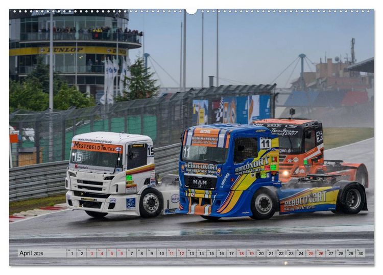 Produktbild: Best of TRUCK RACING (Wandkalender 2026 DIN A2 quer), CALVENDO Monatskalender