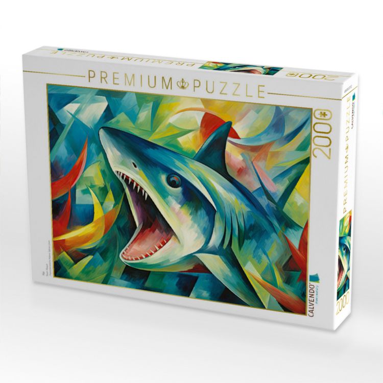 Produktbild: CALVENDO Puzzle Hai | 2000 Teile Lege-Gr&ouml;&szlig;e 90x67cm Foto-Puzzle f&uuml;r gl&uuml;ckliche Stunden