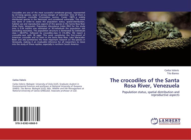 Produktbild: The crocodiles of the Santa Rosa River, Venezuela