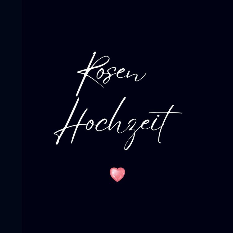 Produktbild: G&auml;stebuch "Rosen Hochzeit"- Premium G&auml;stebuch Blanko