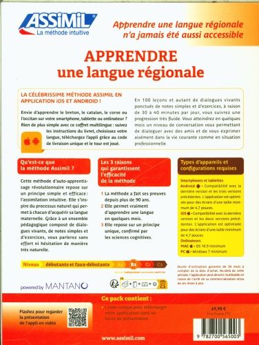 Produktbild: Apprendre Une Langue Regionale