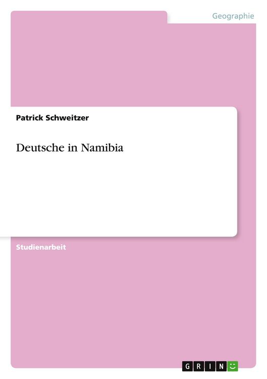 Produktbild: Deutsche in Namibia