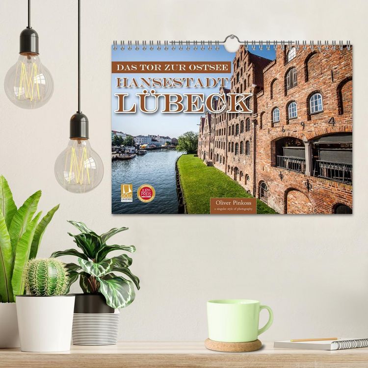 Produktbild: L&uuml;beck - Das Tor zur Ostsee (Wandkalender 2026 DIN A4 quer), CALVENDO Monatskalender