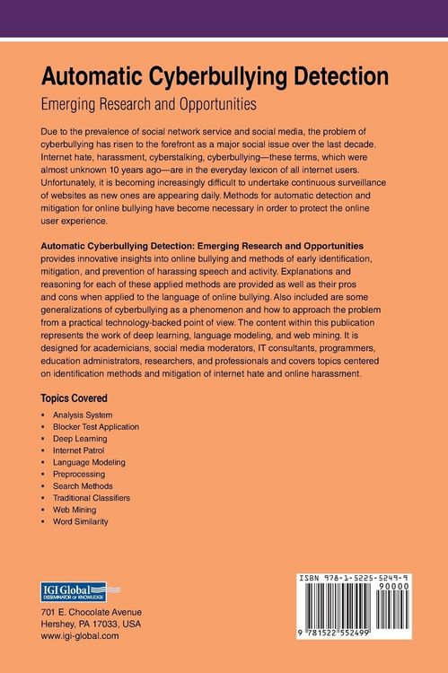 Produktbild: Automatic Cyberbullying Detection