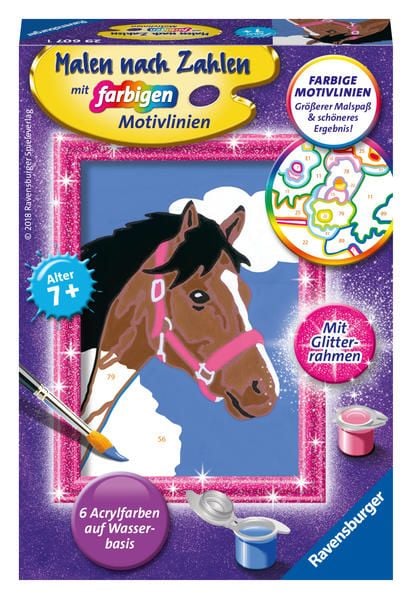 Produktbild: CreArt, Malen nach Zahlen Kinder - Pferd