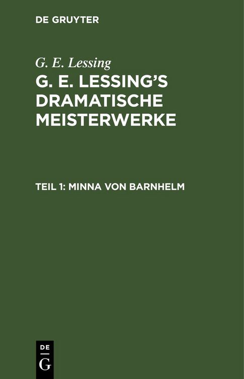Produktbild: Minna von Barnhelm