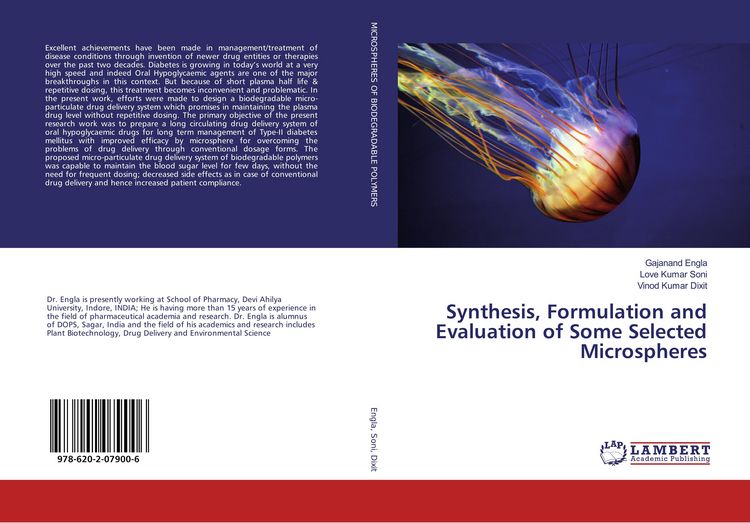Produktbild: Synthesis, Formulation and Evaluation of Some Selected Microspheres