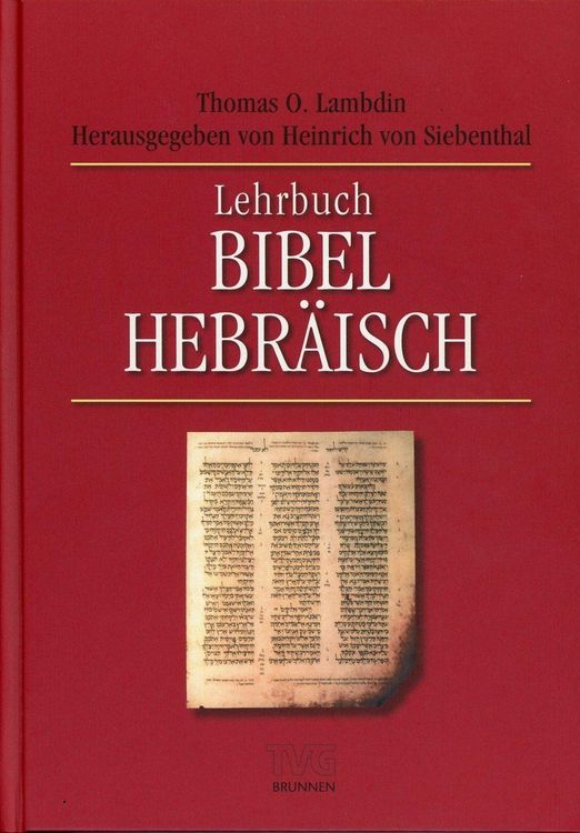Produktbild: Lambdin, T: Lehrb. Bibel-Hebraeisch