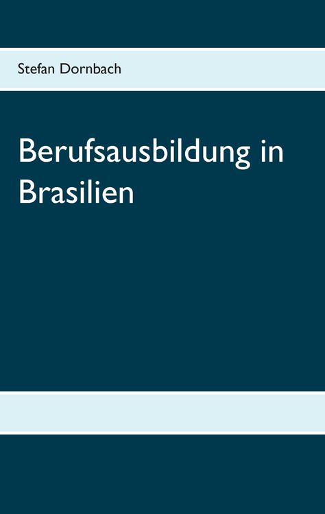 Produktbild: Berufsausbildung in Brasilien