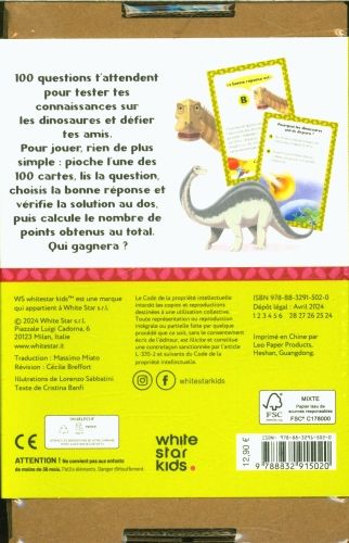 Produktbild: Tout savoir sur les dinos ! : quiz de 100 questions-r&eacute;ponses