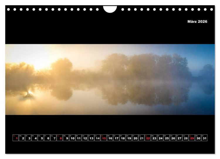 Produktbild: Weitblicke - Panoramen (Wandkalender 2026 DIN A4 quer), CALVENDO Monatskalender