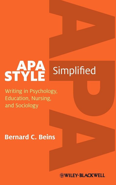 Produktbild: APA Style Simplified HB