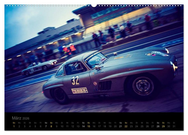 Produktbild: Mercedes Benz 300SL - Racing (Wandkalender 2026 DIN A2 quer), CALVENDO Monatskalender