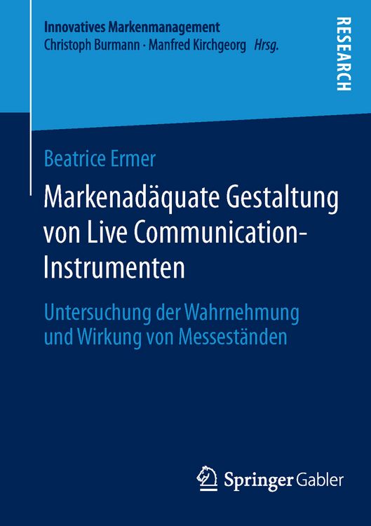 Produktbild: Markenad&auml;quate Gestaltung von Live Communication-Instrumenten