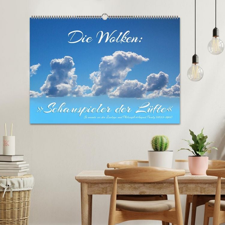 Produktbild: Die Wolken: "Schauspieler der L&uuml;fte" (Wandkalender 2026 DIN A2 quer), CALVENDO Monatskalender