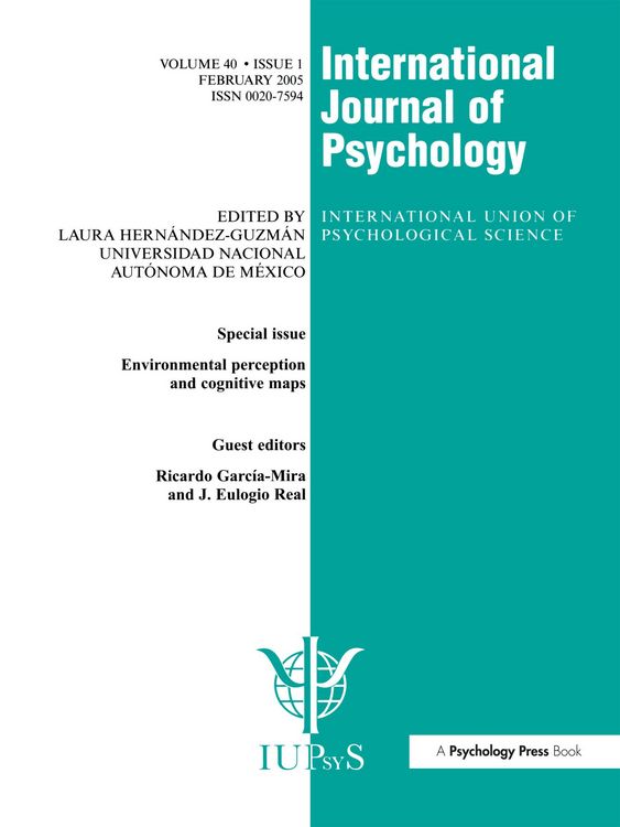 Produktbild: Environmental Perception and Cognitive Maps