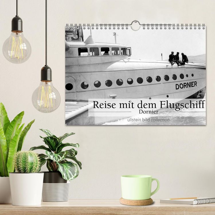 Produktbild: Reise mit dem Flugschiff - Dornier (Wandkalender 2026 DIN A4 quer), CALVENDO Monatskalender