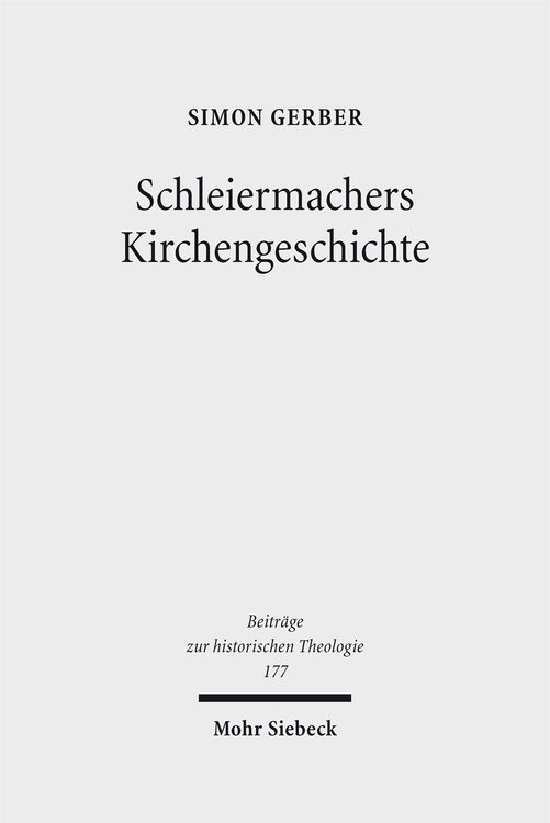 Produktbild: Schleiermachers Kirchengeschichte