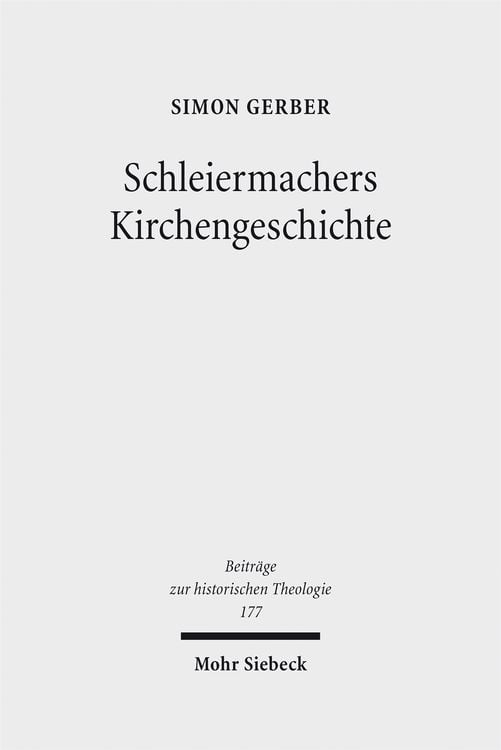 Produktbild: Schleiermachers Kirchengeschichte