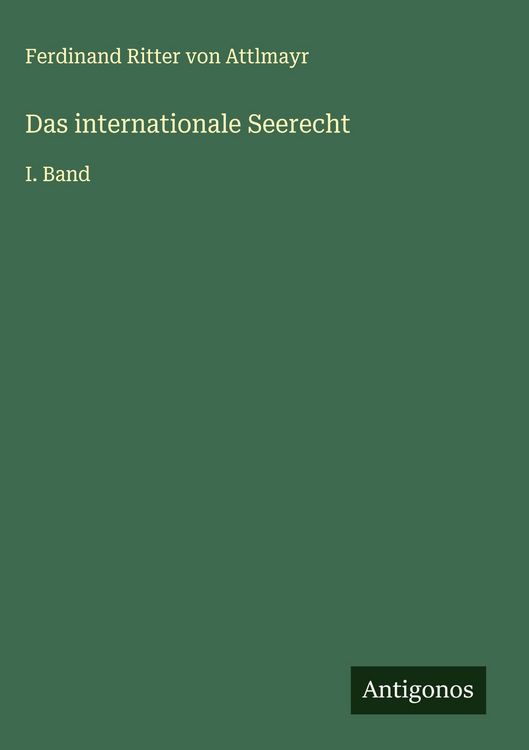 Produktbild: Das internationale Seerecht