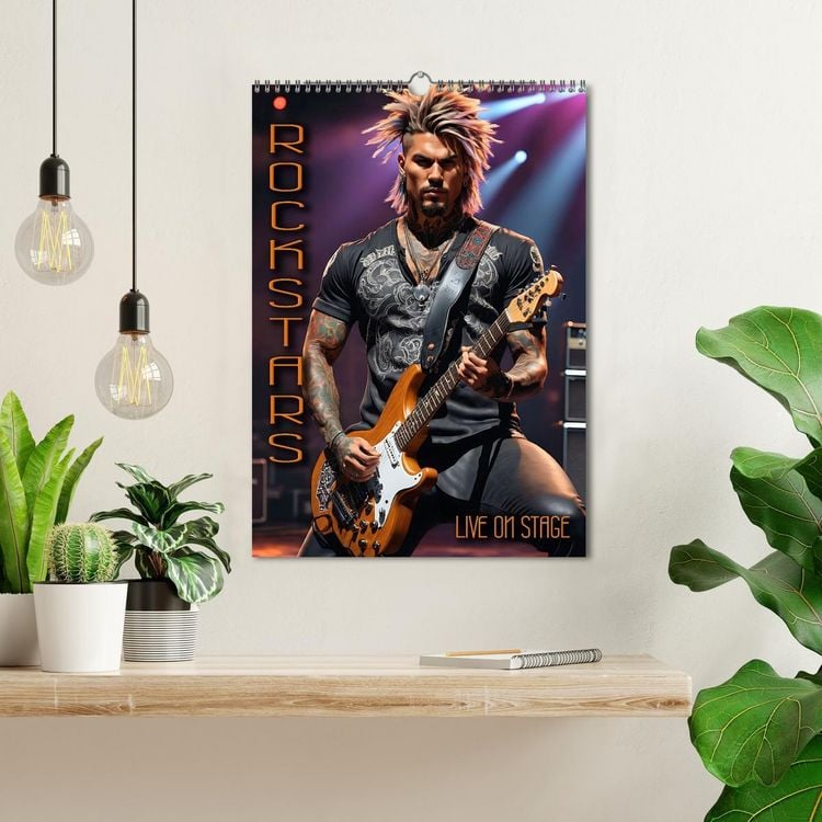 Produktbild: Rockstars - Live on Stage (Wandkalender 2026 DIN A3 hoch), CALVENDO Monatskalender
