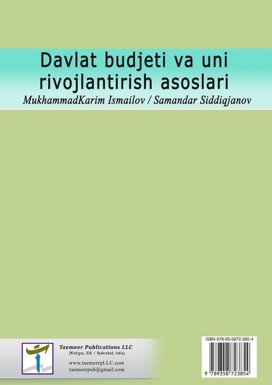 Produktbild: Davlat budjeti va uni rivojlantirish asoslari