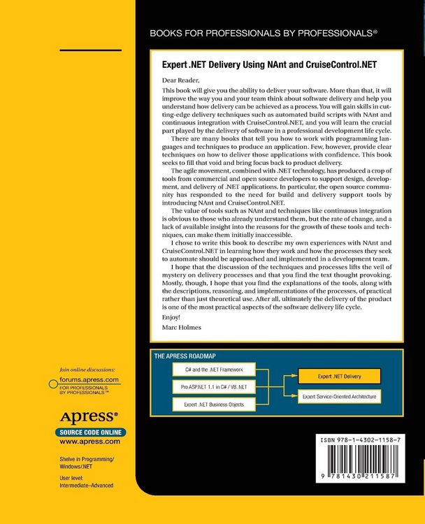 Produktbild: Expert .NET Delivery Using NAnt and CruiseControl.NET