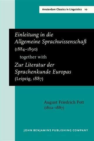 Produktbild: Einleitung in die Allgemeine Sprachwissenschaft (1884-1890) together with Zur Literatur der Sprachenkunde Europas (Leipzig, 1887)