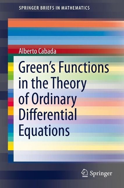 Produktbild: Green's Functions in the Theory of Ordinary Differential Equations