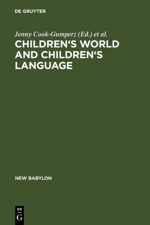 Produktbild: Children's Worlds and Children's Language