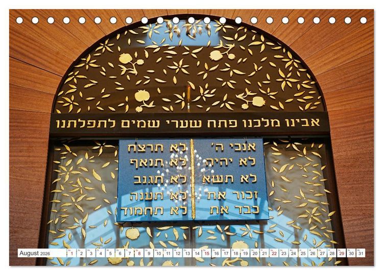 Produktbild: Synagogen im Baltikum (Tischkalender 2026 DIN A5 quer), CALVENDO Monatskalender