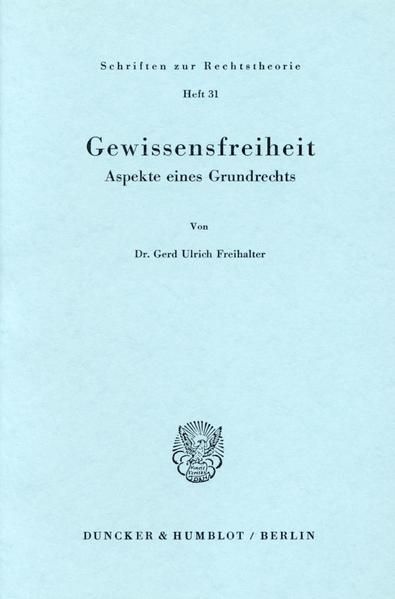 Produktbild: Gewissensfreiheit.