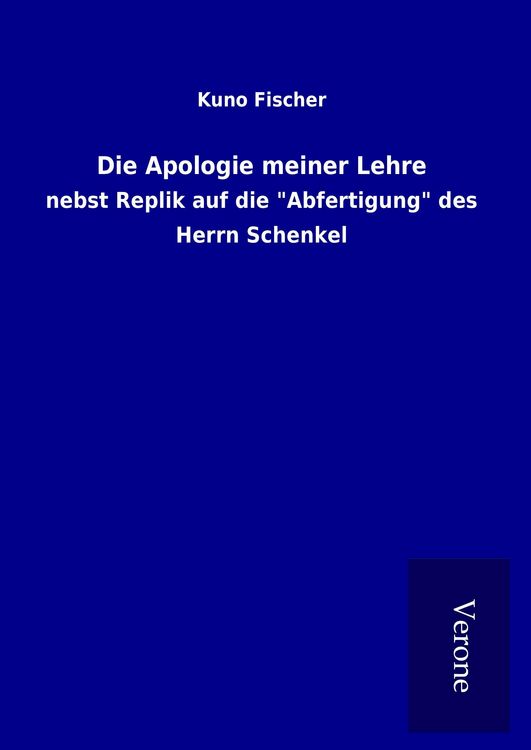 Produktbild: Die Apologie meiner Lehre