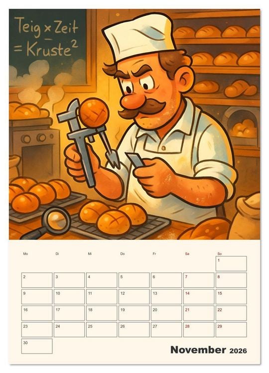 Produktbild: Berufe mal anders &ndash; Ein Jahr voller Job-Klischees (hochwertiger Premium Wandkalender 2026 DIN A2 hoch), Kunstdruck in Hochglanz
