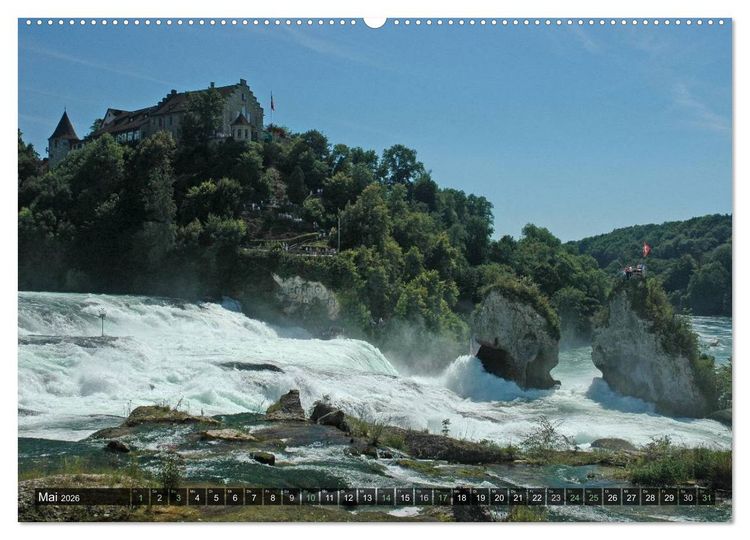 Produktbild: Wasserf&auml;lle der Welt 2026 (Wandkalender 2026 DIN A2 quer), CALVENDO Monatskalender