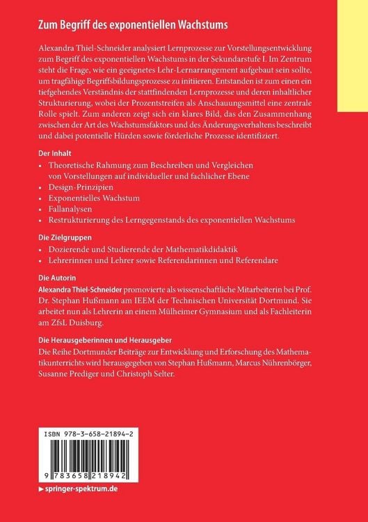 Produktbild: Zum Begriff des exponentiellen Wachstums