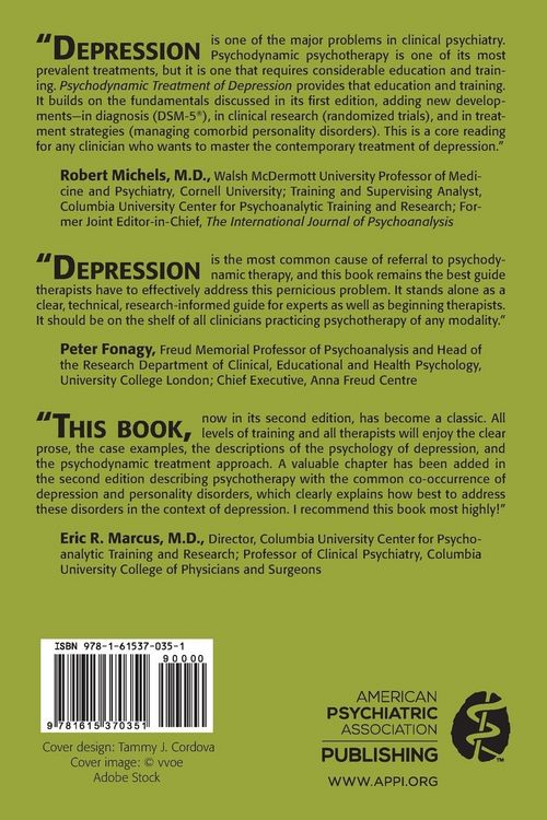 Produktbild: Psychodynamic Treatment of Depression