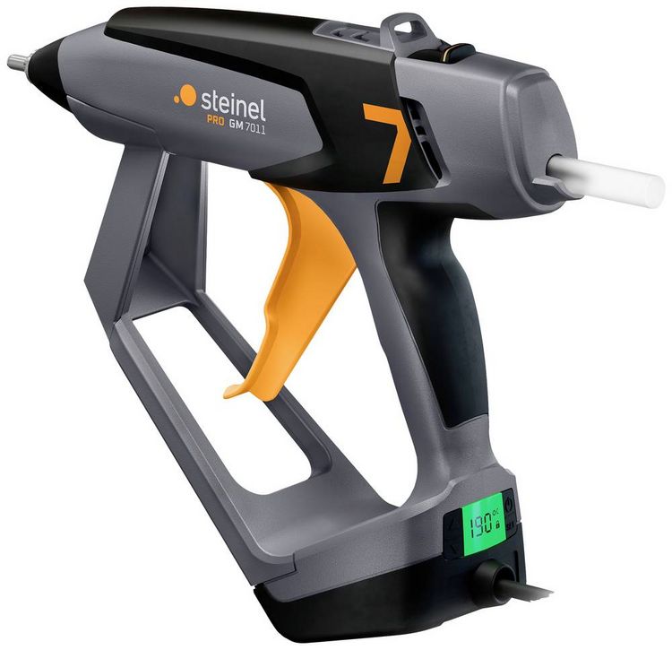 Produktbild: Steinel GLUEMATIC 7011 KF Hei&szlig;klebepistole inkl. Koffer 11mm 400W 1St.