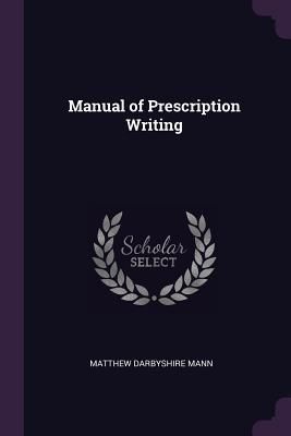Produktbild: Manual of Prescription Writing