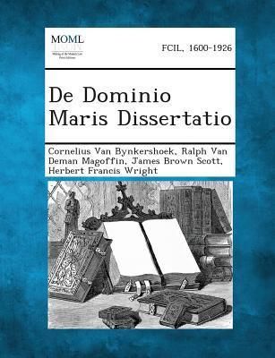 Produktbild: de Dominio Maris Dissertatio