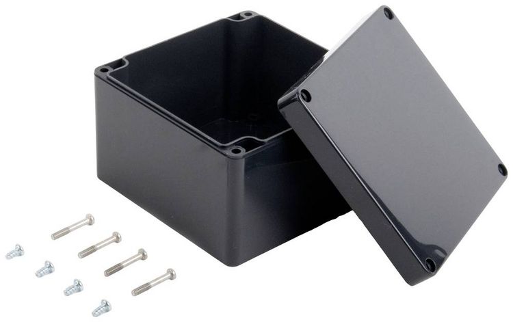 Produktbild: TRU Components KST 227 03227000.H Industrie-Geh&auml;use 122 x 120 x 85 ABS Schiefer-Grau 1St.