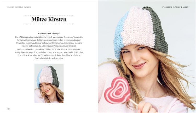 Produktbild: Kleine kreative Auszeit: Trendige M&uuml;tzen h&auml;keln