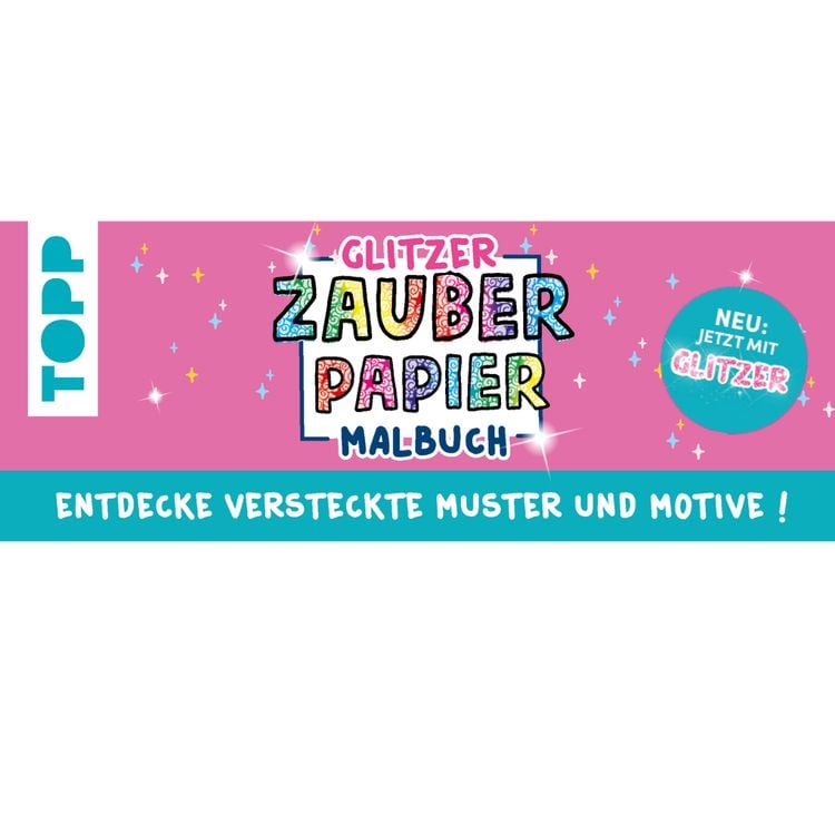 Produktbild: Glitzer Zauberpapier Malbuch Fabelhafte Feen