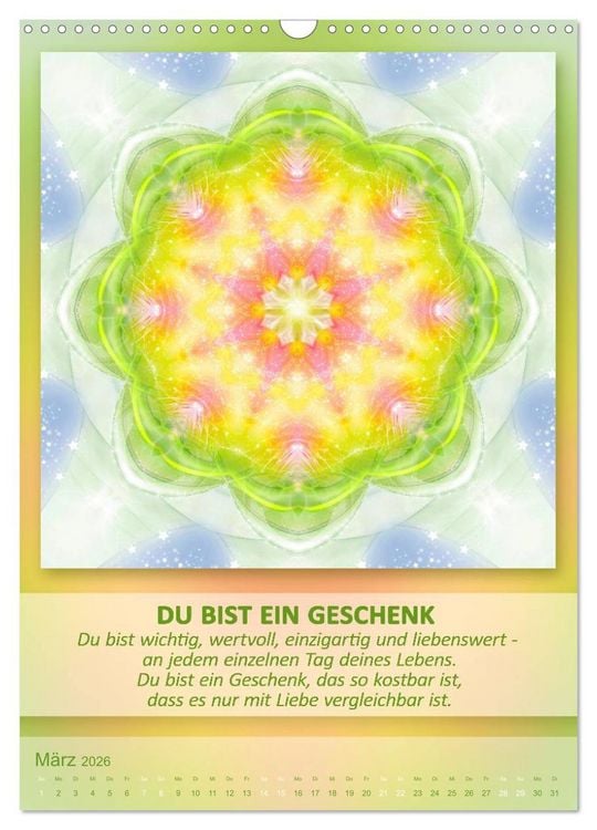 Produktbild: Light Energy Mandalas - Kalender - Vol. 1 (Wandkalender 2026 DIN A3 hoch), CALVENDO Monatskalender